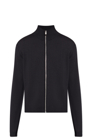 Emporio Armani Wool cardigan with stand-up collar | Men's | Vitkac